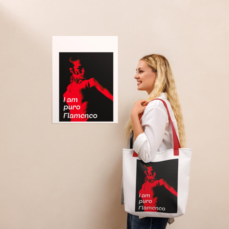 Tote bag I am puro Flamenco - Imagen 2